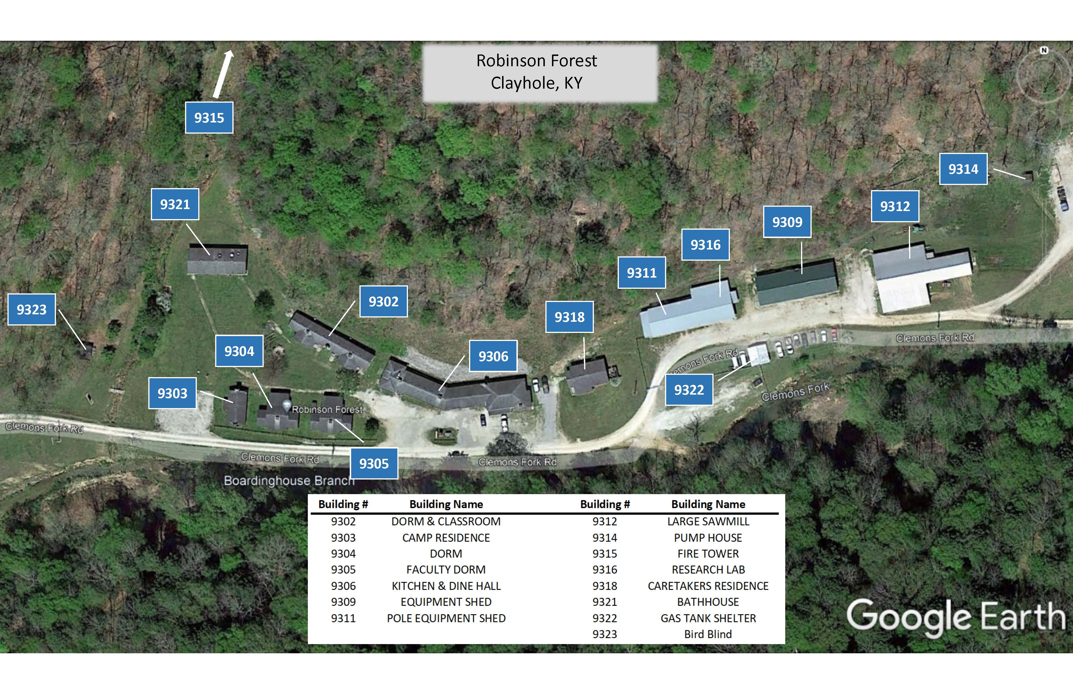 Robinson Forest Map